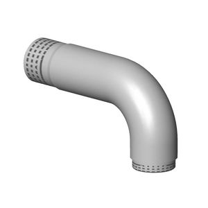 Aansluiting 22x48x87mm Champagne (22kt Goud)