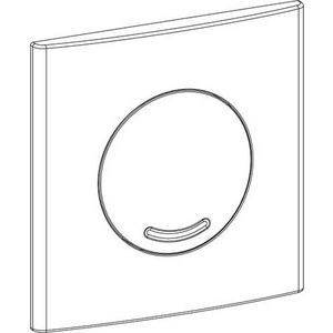 Bedieningspaneel XS ARGOS SO toilet / urinoir 1-toets kunststof mat chroom