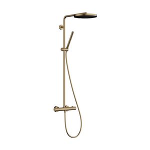Showerpipe 260 1 straalsoort EcoSmart thermostaat brushed bronze Pulsify Puro