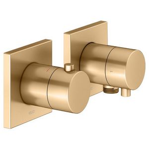 Thermostaatkraan Set UP 2 weg slanaansluiting messing geb