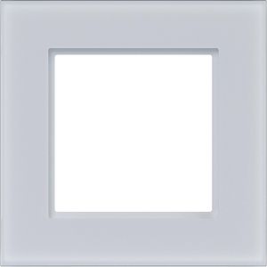 Afdekraam 1-voudig A.8 glas lichtwit mat