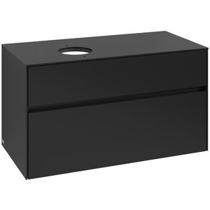 Wastafelonderkast Collaro 1000x548x500mm Volcano Black C039B0VL
