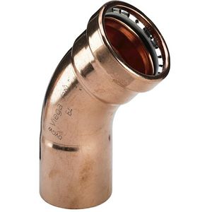 Insteekbocht 45° PROFIPRESS XL koper spie x persaansluiting 64mm