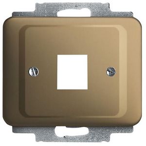 Centraalplaat 1 x MJ 216000-2/216005-4 a-brons (2561-21)