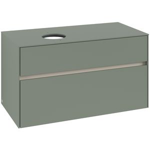 Wastafelonderkast Collaro 1000x548x500mm Soft Green C039B0AF