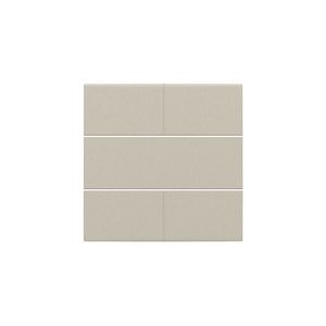 Afwerkingsset voor 4-voudige potentiaalvrije drukknop 24V sand textured