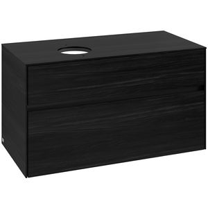Wastafelonderkast Collaro 1000x548x500mm Black Oak C039B0AB