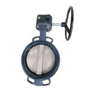 Vlinderklep XYLIA2 wafer DN300 GGG40 EPDM CF8M wormwielkast