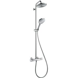 Raindance Select Air 240 Showerpipe chroom badthermostaat /glijstang
