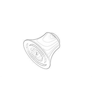 Rozet 60x45mm chr 092782001-00