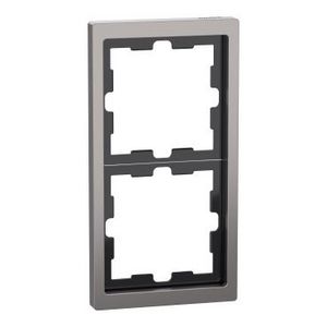 Afdekraam D-Life 2-voudig Metaal Nikkel metallic Systeem D