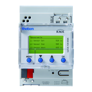 10-Kanaals-Helderheidssensor KNX