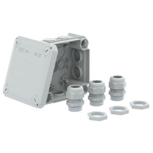 Kabeldoos 3xV-TEC VM25 en 3x116 114x114x57 lichtgrijs