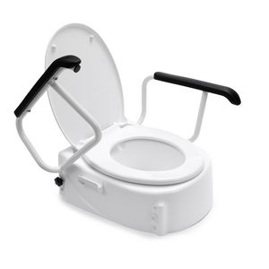 Toiletverhoger met armleuning en deksel