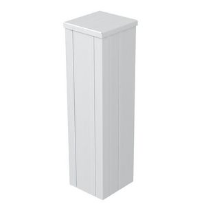 Mediazuil vloer 500x130x140 Aluminium eloxiert