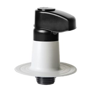 Kabeldoorvoer geisoleerd plakplaat alu. 100mm PVC-gecoat