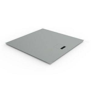 HPL deksel open vloergoot V600 - inclusief kabeldoorvoer 100x100mm