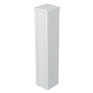 Mediazuil vloer 675x130x140 Aluminium eloxiert