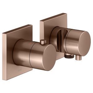 Thermostaatkraan Set UP 2 weg slanaansl./ doucheh. rood goud