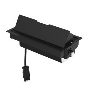 Bureau-inbouwunit Tesla zw 2xWCD USB lader A-C 1xM45