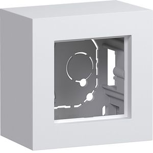 Behuizing 1-voudig hoog design opbouw A.8 lichtwit mat
