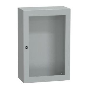Kast Ruitdeur 1200x800x400mm IP66 IK08 RAL7035 Spacial S3D