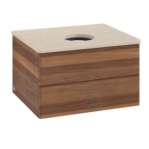 Wastafelonderkast Antao 600x360x500mm Warm Walnut K18013HM