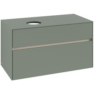 Wastafelonderkast Collaro 1000x548x500mm Soft Green C03900AF