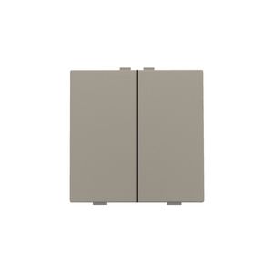 2-voudige drukknop Home Control bronze