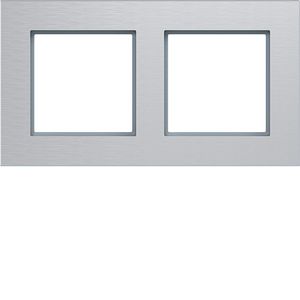 Afdekraam 2-voudig horizontaal A.8 aluminium