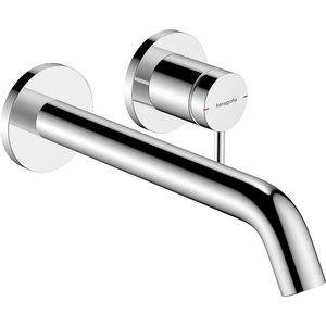 Tecturis S 1-hendel wastafelmengkraan inbouw chroom. 22,5 cm