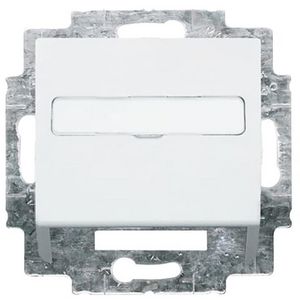 Centraalplaat verticale data-aansluiting SI-B alpinwit (1758-914)