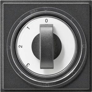 Afdekking draaiknop 3-standen Gira TX_44 (SW IB) antraciet