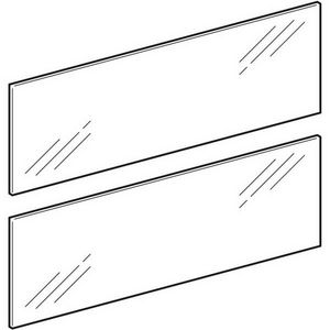 Spiegelstrook voor Option Plus spiegelkast