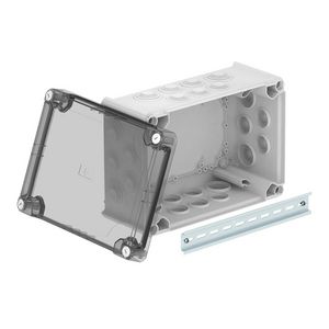 Kabeldoos hoge transparante deksel 285x201x139 polypr./Poly