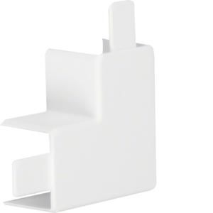 Vlakke hoek voor goot 30x30mm LF verkeerswit