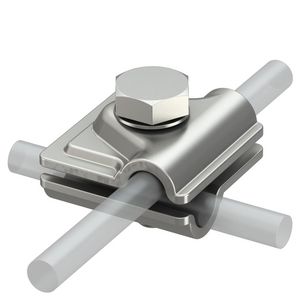 Snelverbinder rond/rond 40x40mm rvs A4 1.4571/1. VVE=10