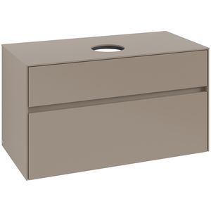 Wastafelonderkast Collaro 1000x548x500mm Taupe C038B0VM
