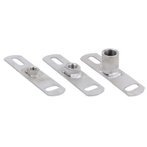 BIS Muurplaat RVS zwaar 1/2" VVE=50