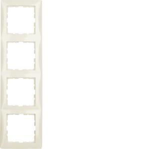 Afdekraam 4-v berker S.1 wit glans