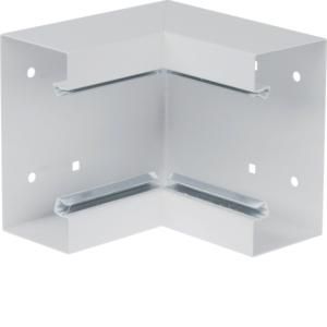 Binnenhoek staal voor goot BRS 65x130mm lichtgrijs