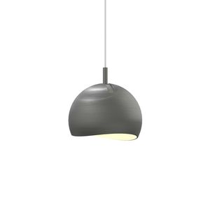 Hanglamp bol Ø12, kantelbaar IP44 snoer 150cm 2700K en dimbaar 12cm geborsteld metal black