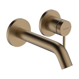 Tecturis S 1-hendel wastafelmengkraan inbouw bronze. 16,5 cm