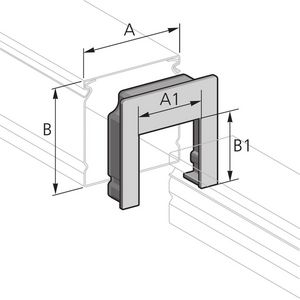 Reduceer-eindkap 30/15 VVE=25