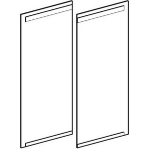 Deuren Option spiegelkast B75cm Glas