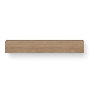 Onderkast Wood Block eiken 200cm 2x la push-to-open