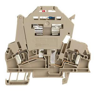 Zekeringsklem d.beige 2.5mm2 6.3 A 1 VVE=50