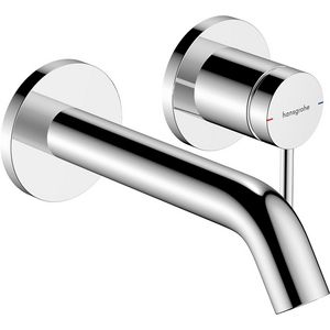 Tecturis S 1-hendel wastafelmengkraan inbouw chroom. 16,5 cm