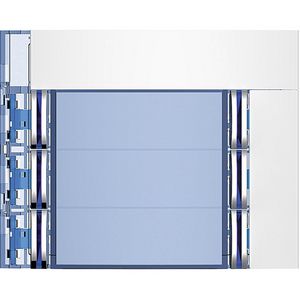 Frontplaat 6-voudig Allwhite Sfera