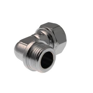 Puntknie Super knel 15x1/2" conische bt. S1212 vernikkeld k/g
